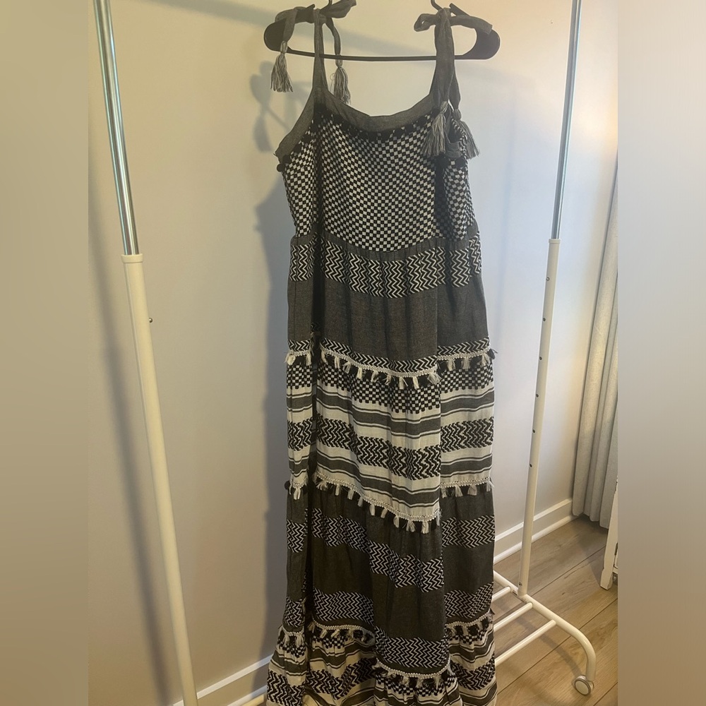 EUC Crown and Ivy tiered maxi dress.